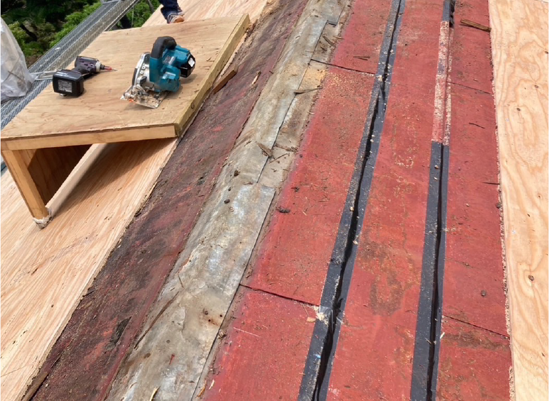 上恩方郵便局 施工後の屋根