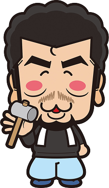 屋根のフルヤ代表のイラスト